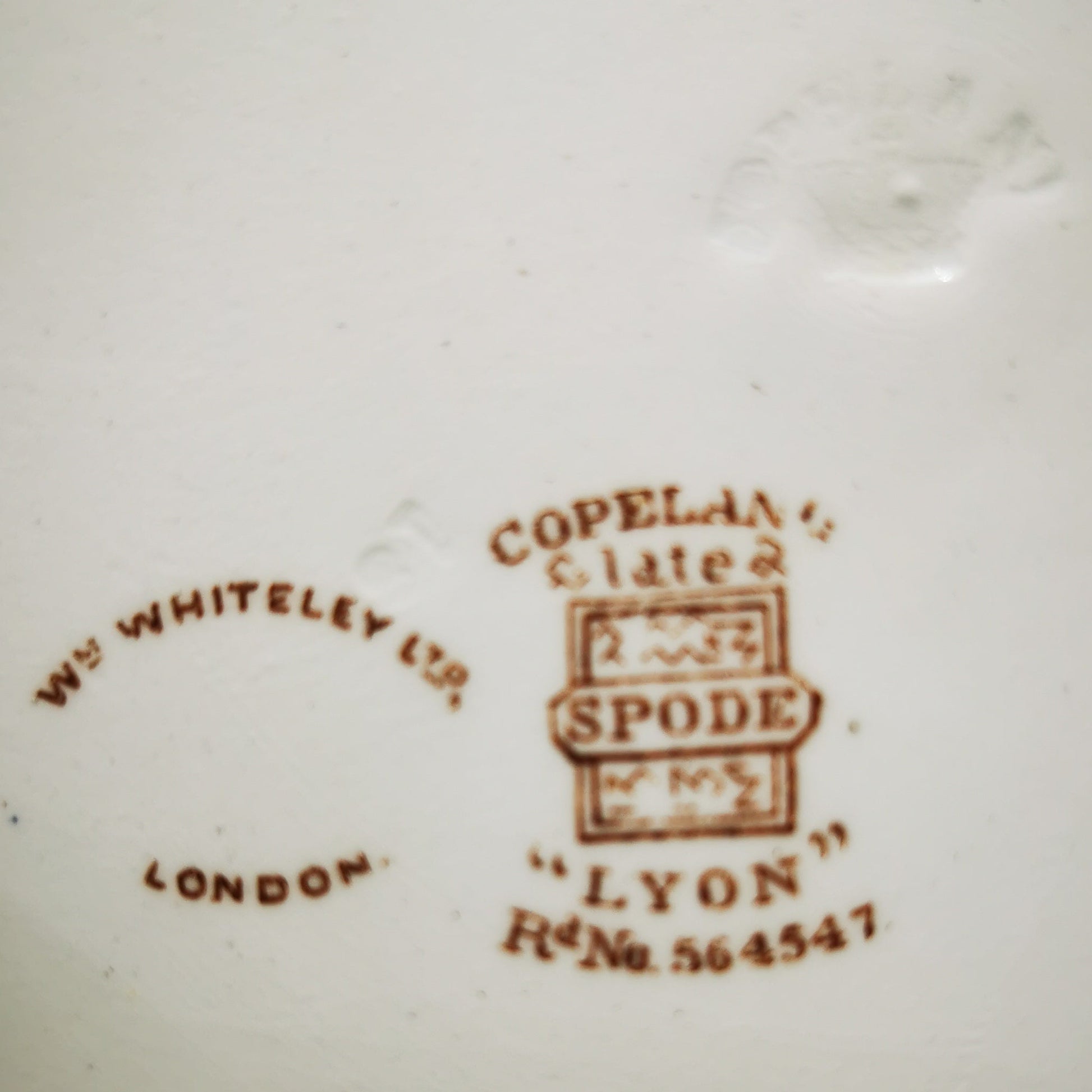 Antique-Copeland-Spode-Lyon-6248-Large-Soup-Bowl-Rd-No-564547