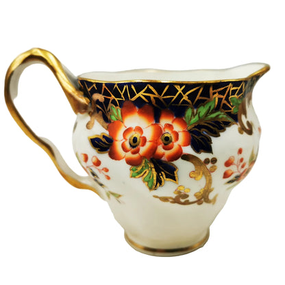 Antique Crown Stafforshire A582 Imari China Milk Jug