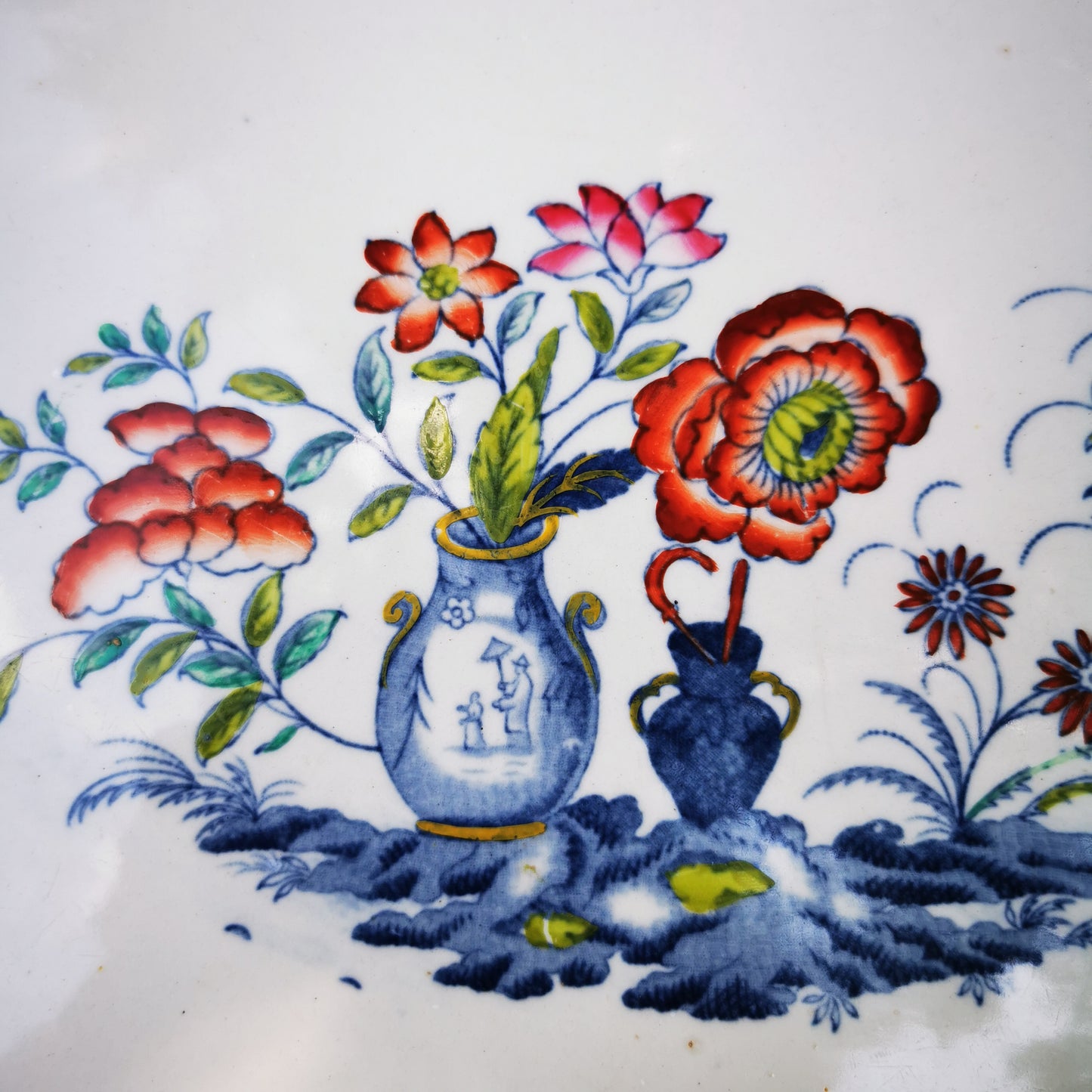 Antique-Davenport-China-Orissa-pattern-Serving-Platter