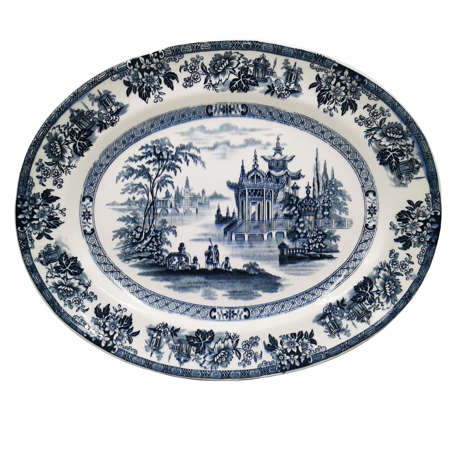 Antique Doulton Burslem China Madras Platter