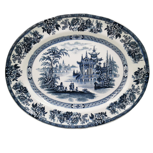 Antique Doulton Burslem China Madras Platter