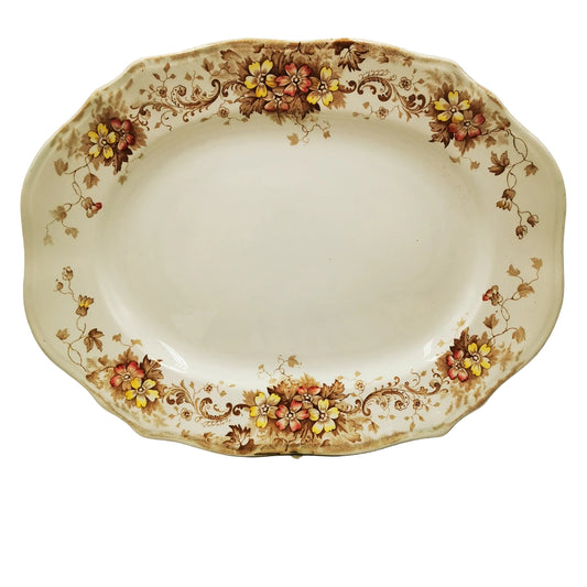 Antique J H Weatherby Durability Ware China 212857 Platter