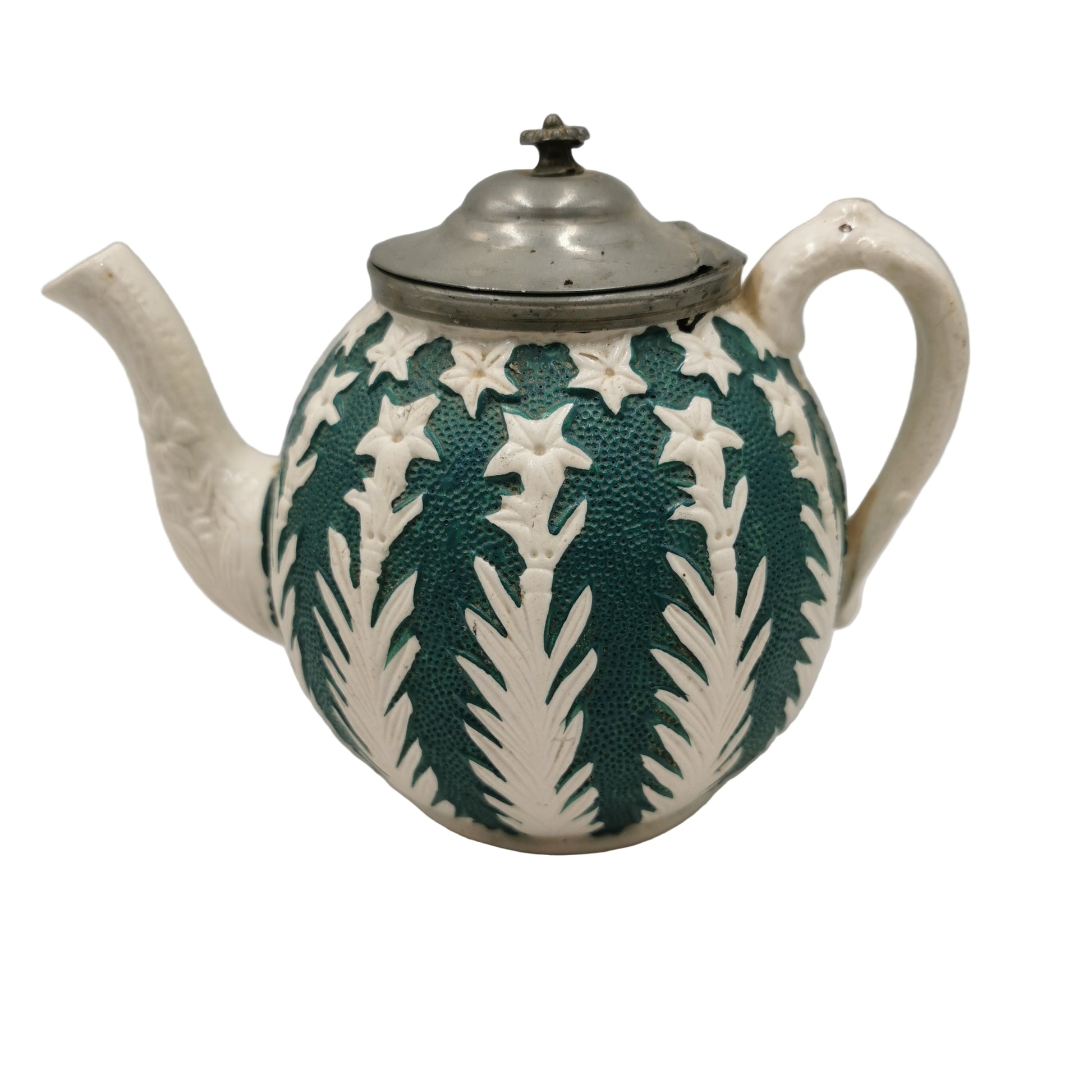 Antique James Dudson Jasperware Small Teapot