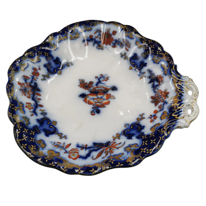 Antique-Minton-BB-New-Stone-China-5184-Handled-Dessert-Plates