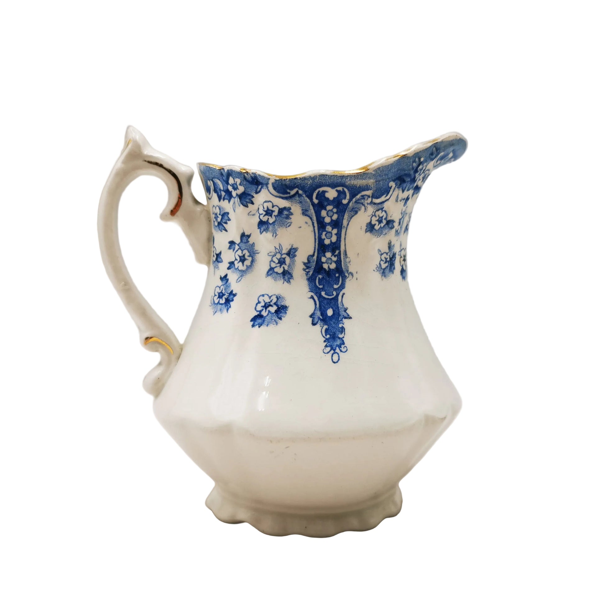 Antique Porcelain China Blue and White Milk Jug