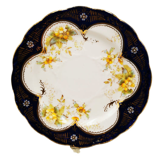 Antique Redfern & Drakeford Floral China 2342 Teacup Trio