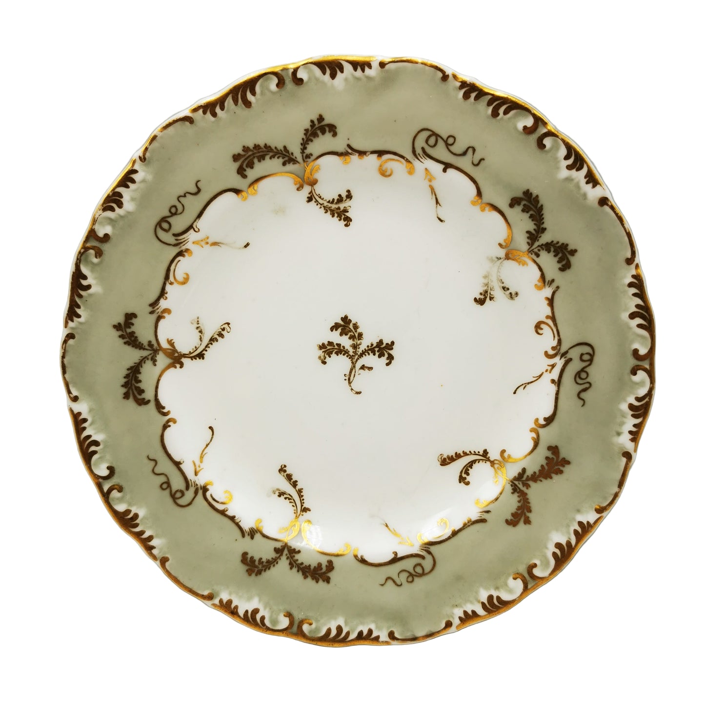 Antique Rockingham China Georgian 3666 Biscuit Plate c1820-1830