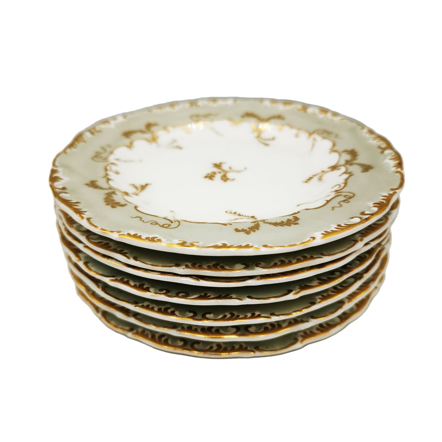 Antique Rockingham China Georgian 3666 Biscuit Plate c1820-1830