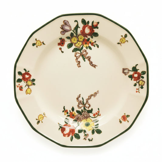 Antique Royal Doulton Old Leeds Sprays D3548 Small Biscuit Plate