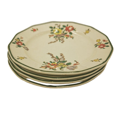 Antique-Royal-Doulton-Old-Leeds-Sprays-D3548-Small-Biscuit-Plate