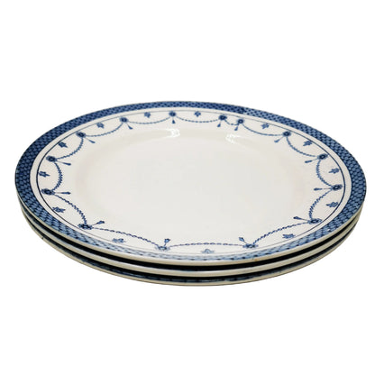 Antique-Thomas-Till-and-Sons-Irene-Blue-and-White-China-Dessert-Plate
