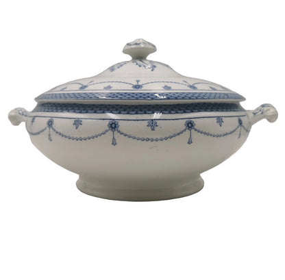 Rare-Antique-Thomas-Till-and-Sons-Irene-Blue-and-White-China-Lidded-Tureen