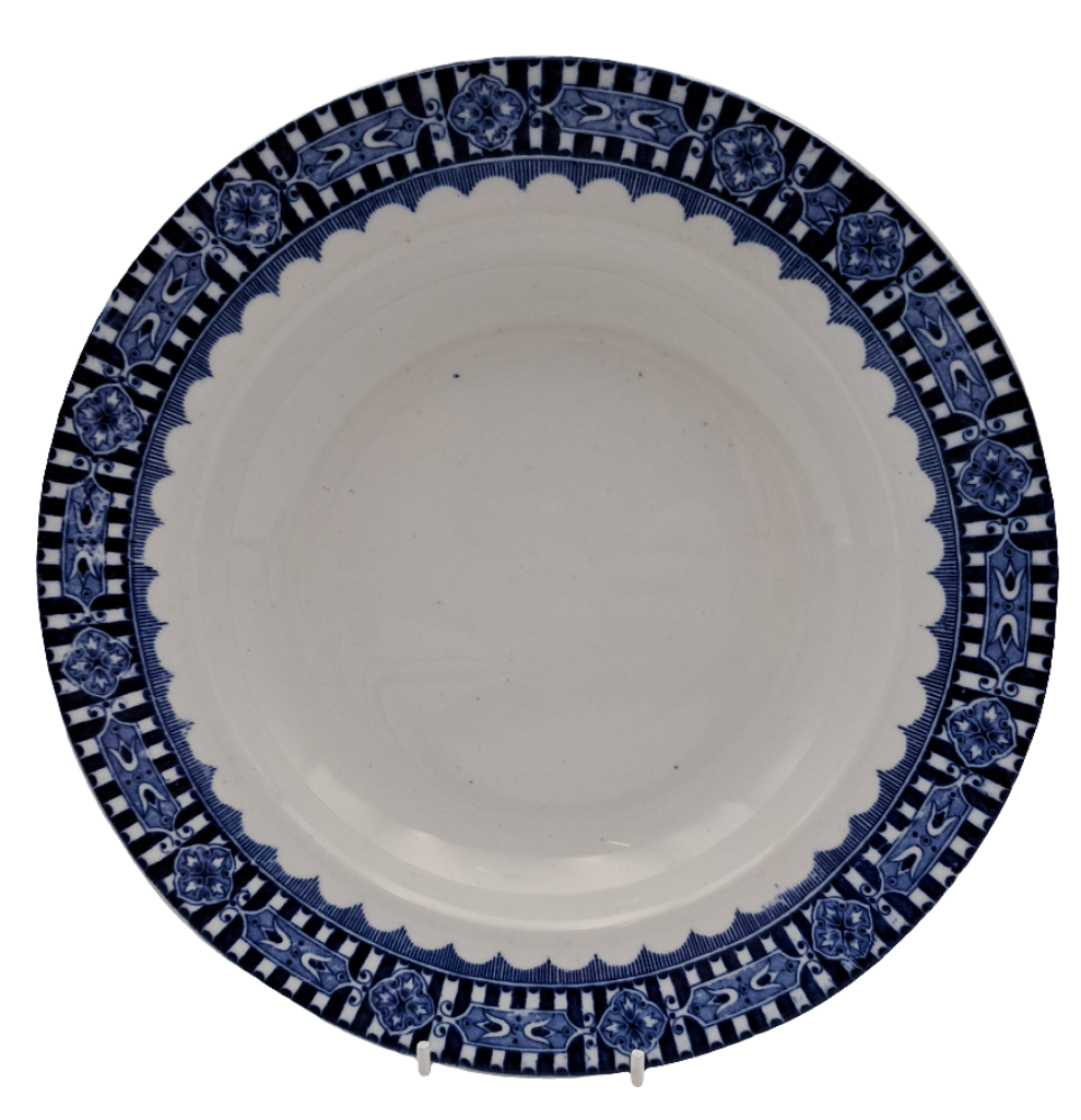 Antique Art Nouveau Soup Bowls