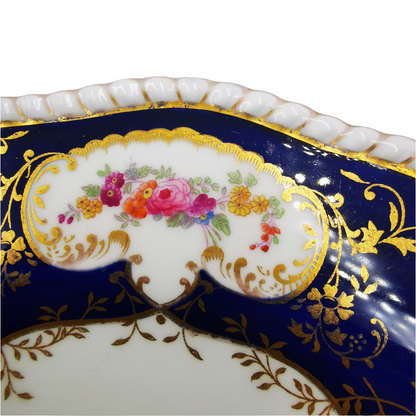 Antique Coalport China 2704 Pearl Edge Dinner Plate