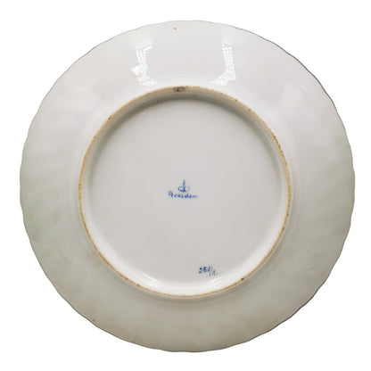 Antique Dresden China Hand Painted Floral Sprays 281 Cabinet Plate