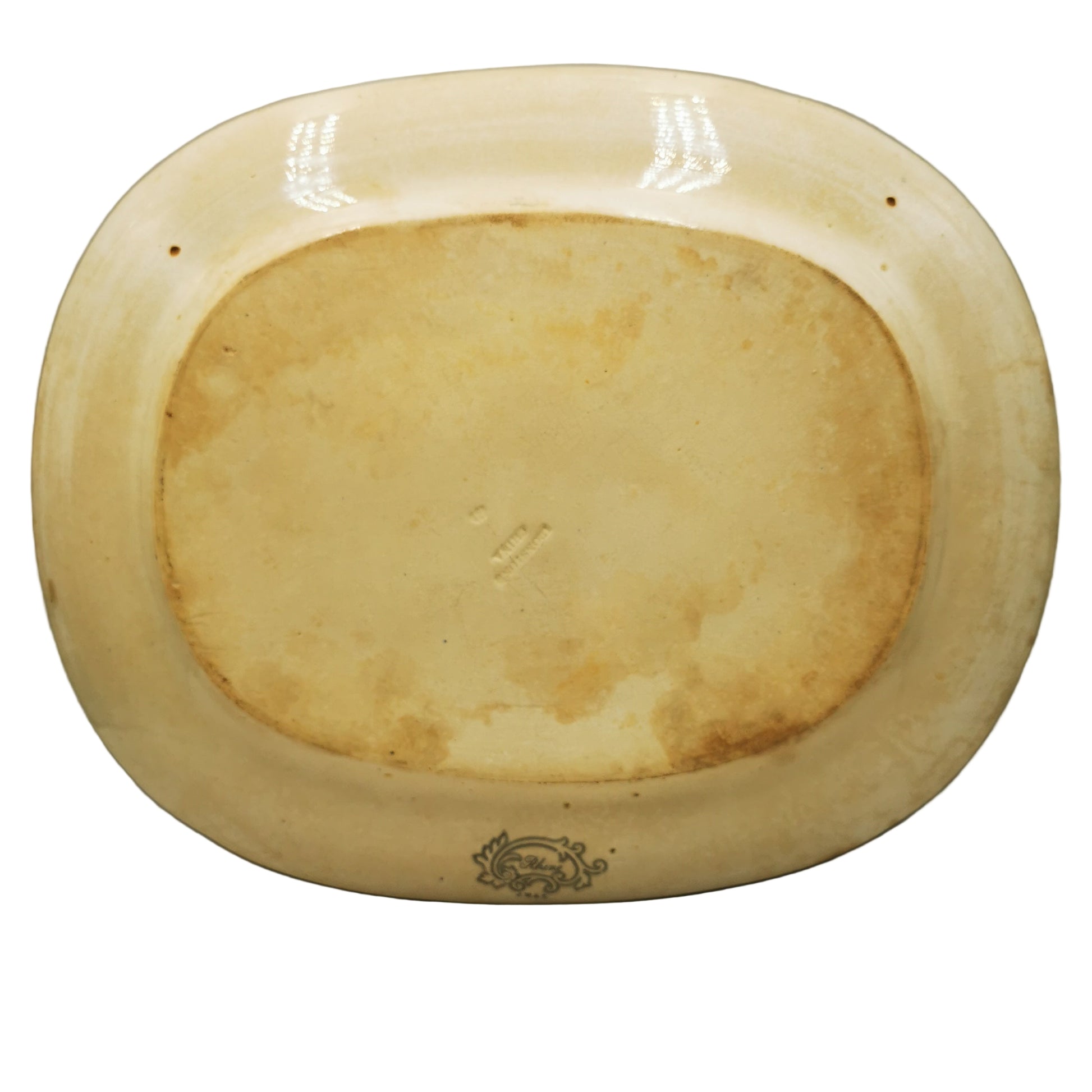 Antique John Meir & Son Ironstone China Rhine Platter 1840-1850