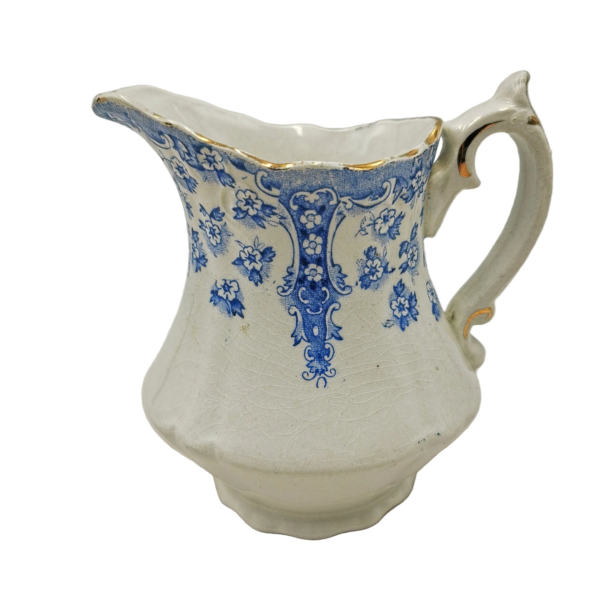 Antique Porcelain China Blue and White Milk Jug