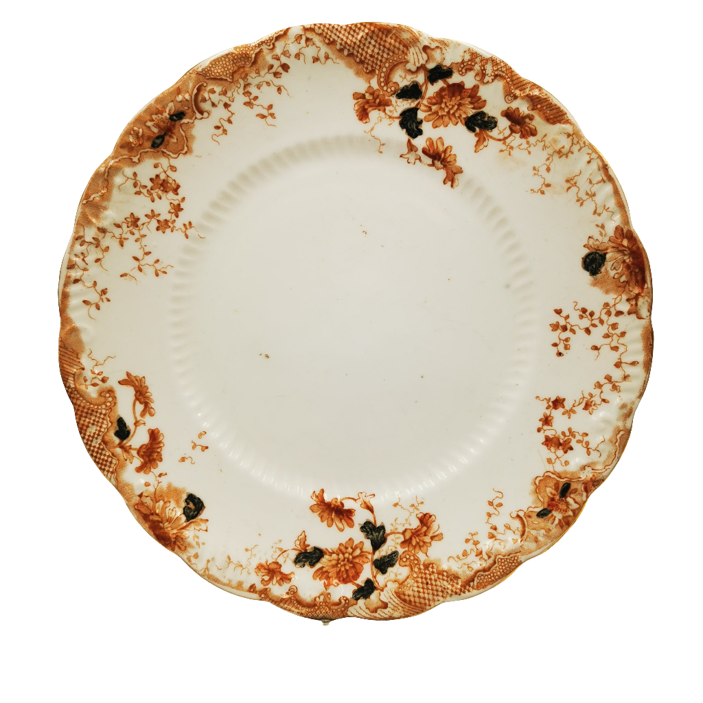 Antique Redfern & Drakeford Floral China 2307 Cake Plate