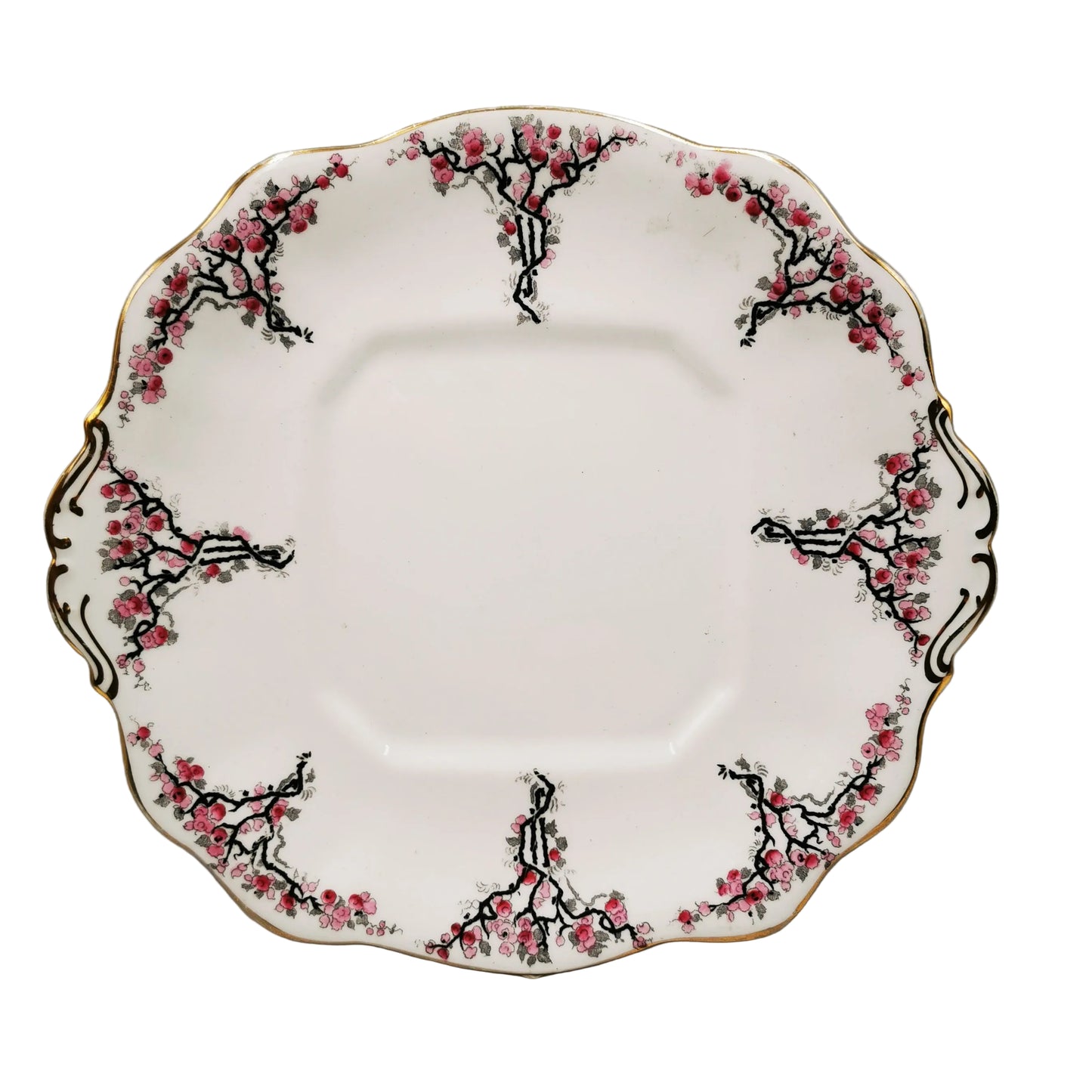 Arcadian China May Cake Plate Rd No 738622