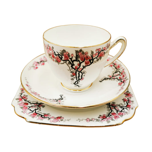 Arcadian China May Teacup Saucer & Side Plate Rd No 738622