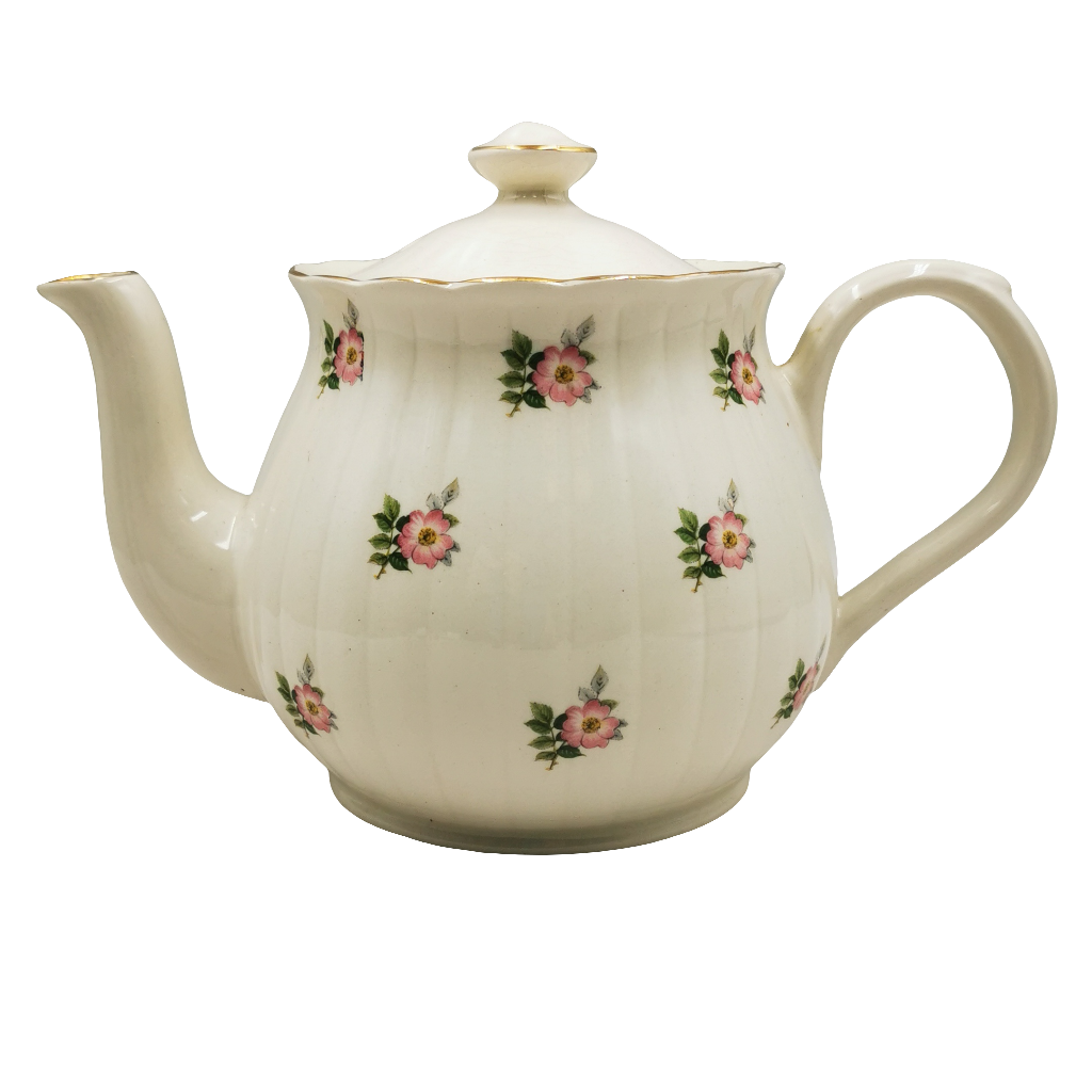 Arthur Wood 6099 pattern Vintage Floral China Teapot