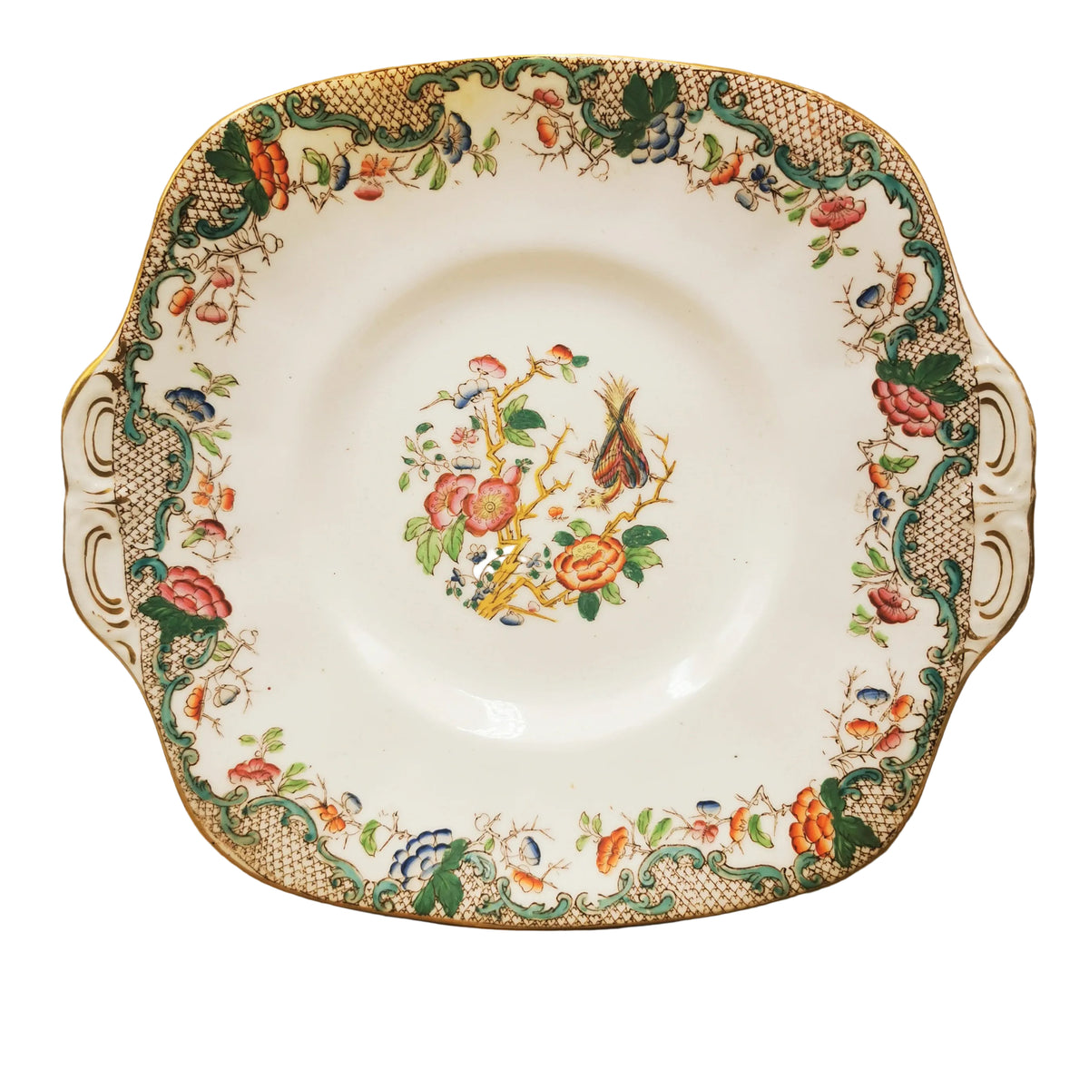 Asiatic-Pheasant-Porcelain-serving-plate
