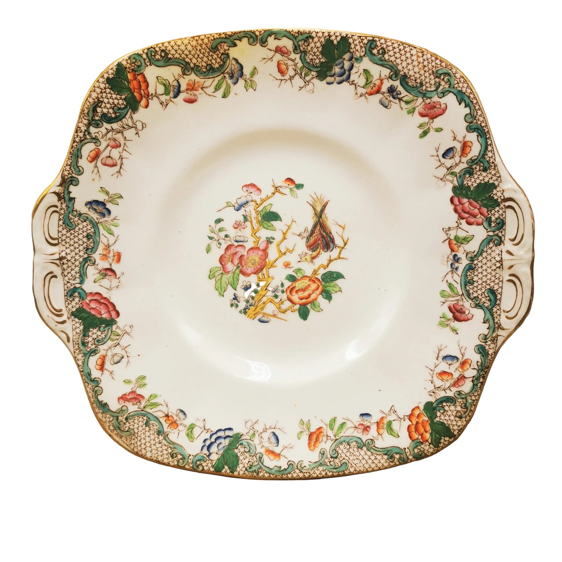 Asiatic-Pheasant-Porcelain-serving-plate