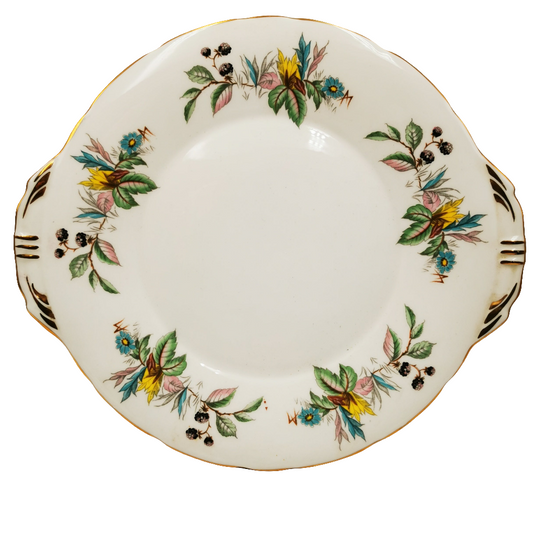 Aynsley China Berry Lane 2167 Cake Plate