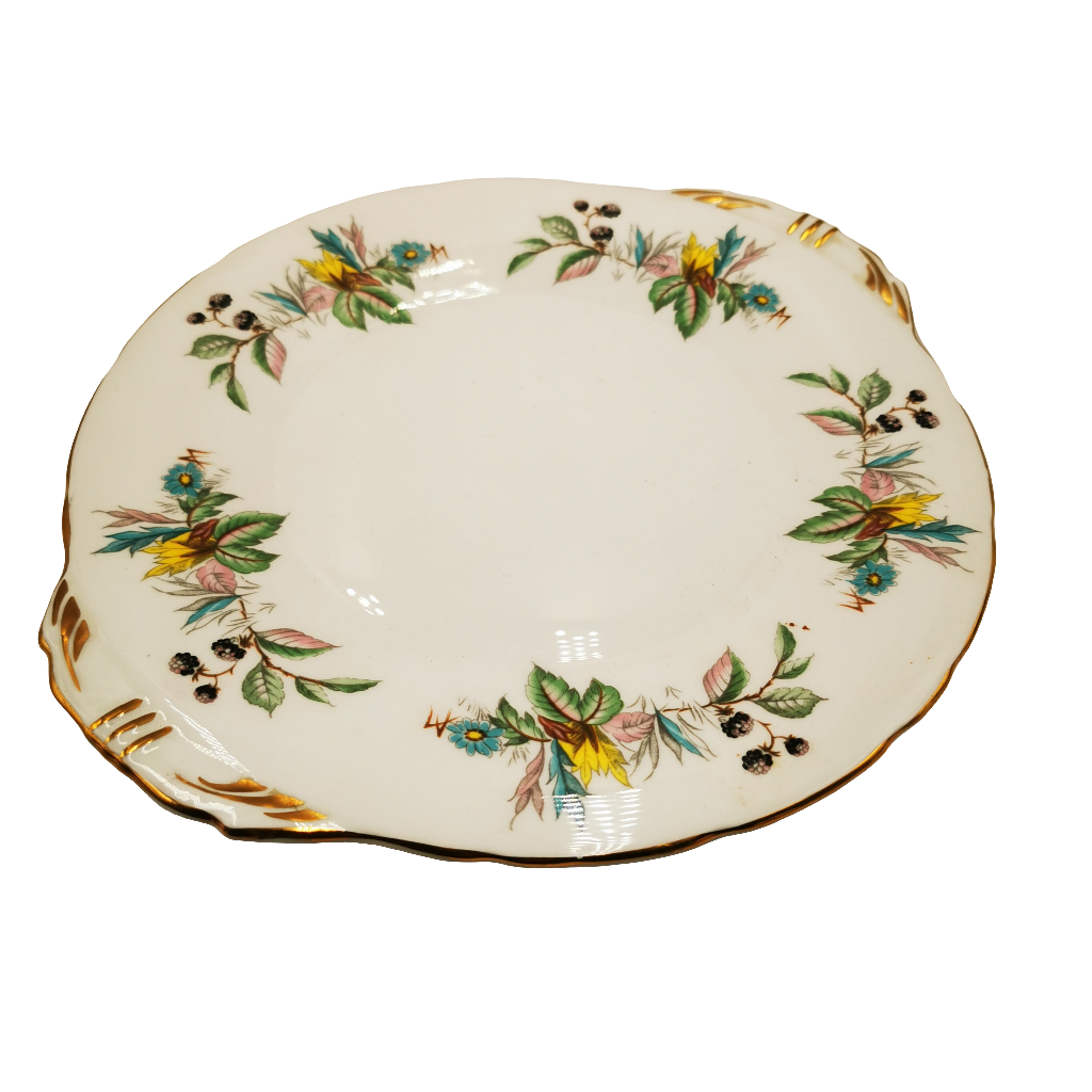 Aynsley China Berry Lane 2167 Cake Plate