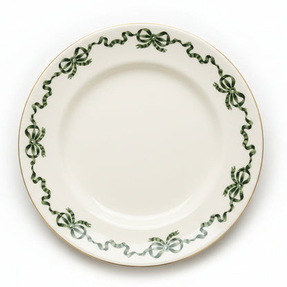 Aynsley-China-Green-Ribbon-16013-Side-Plate