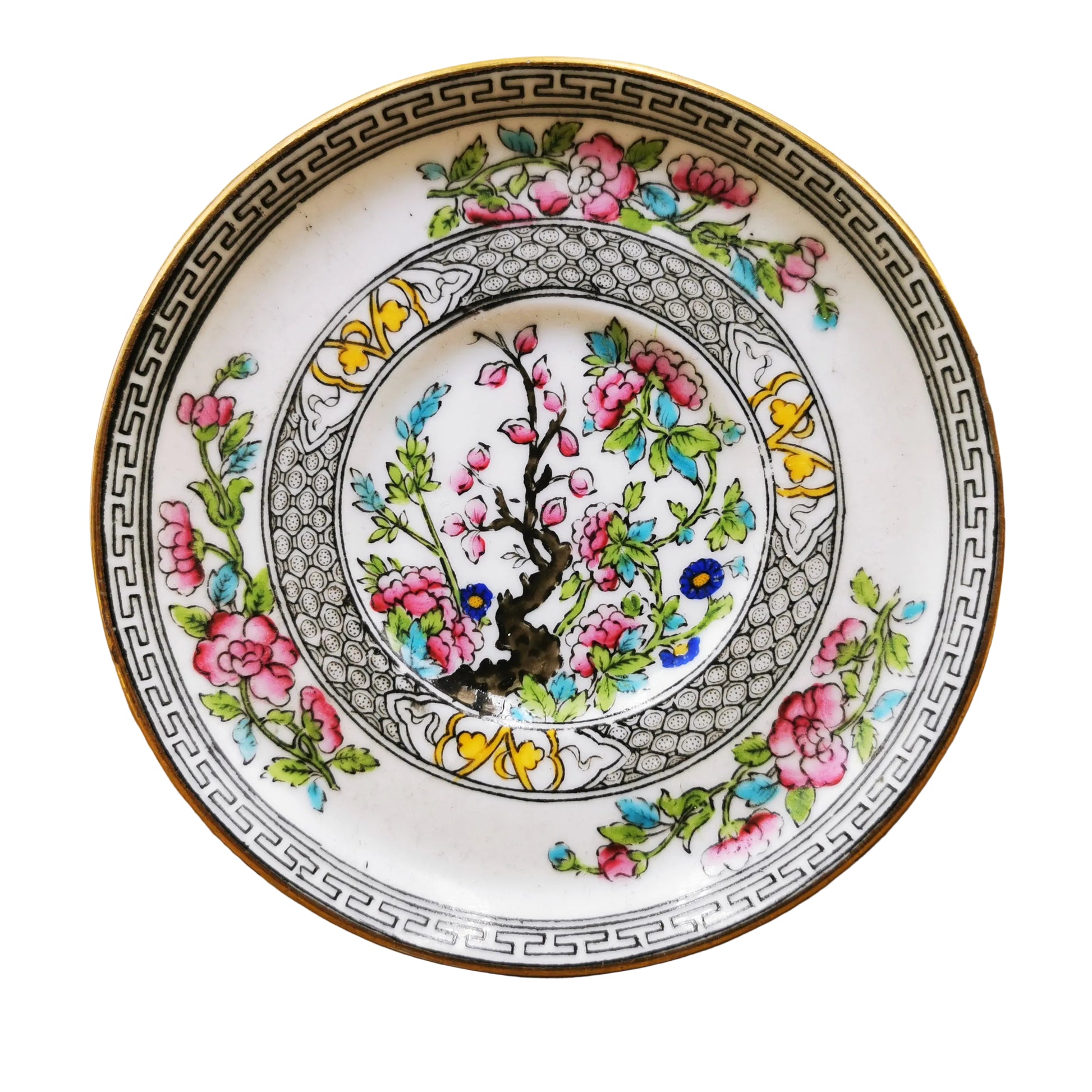 Aynsley-China-Indian-Tree-1173-Demitasse-Coffee-Cup-and-Saucer