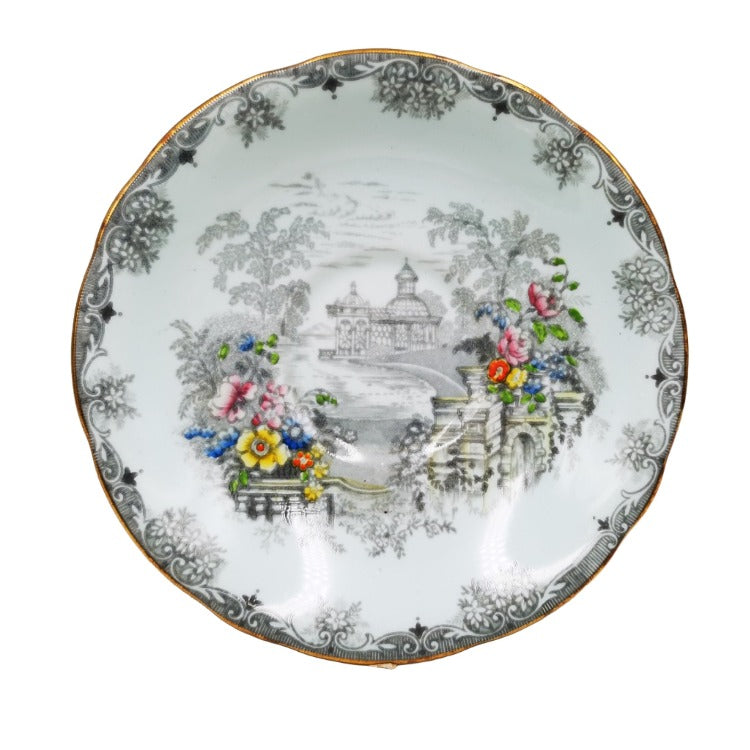 Vintage Aynsley China Queens Garden 35090 Saucer