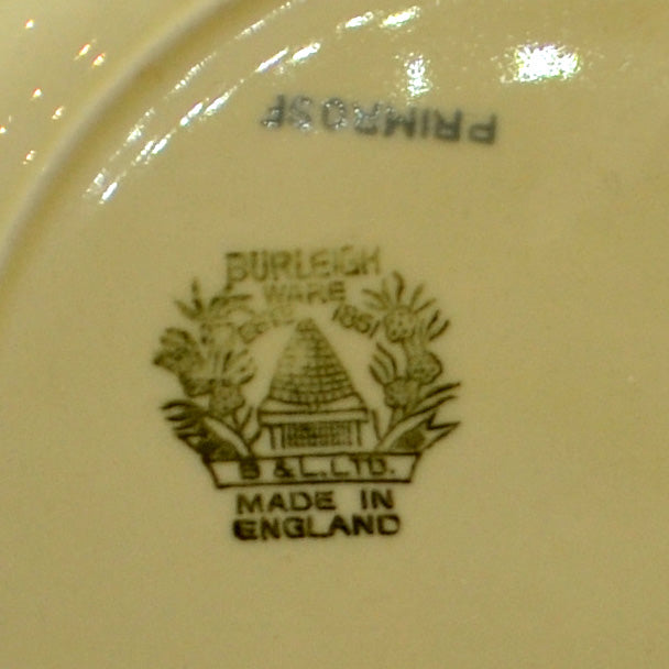 Burgess & Leigh Burleigh Ware China Primrose Dinner Plate