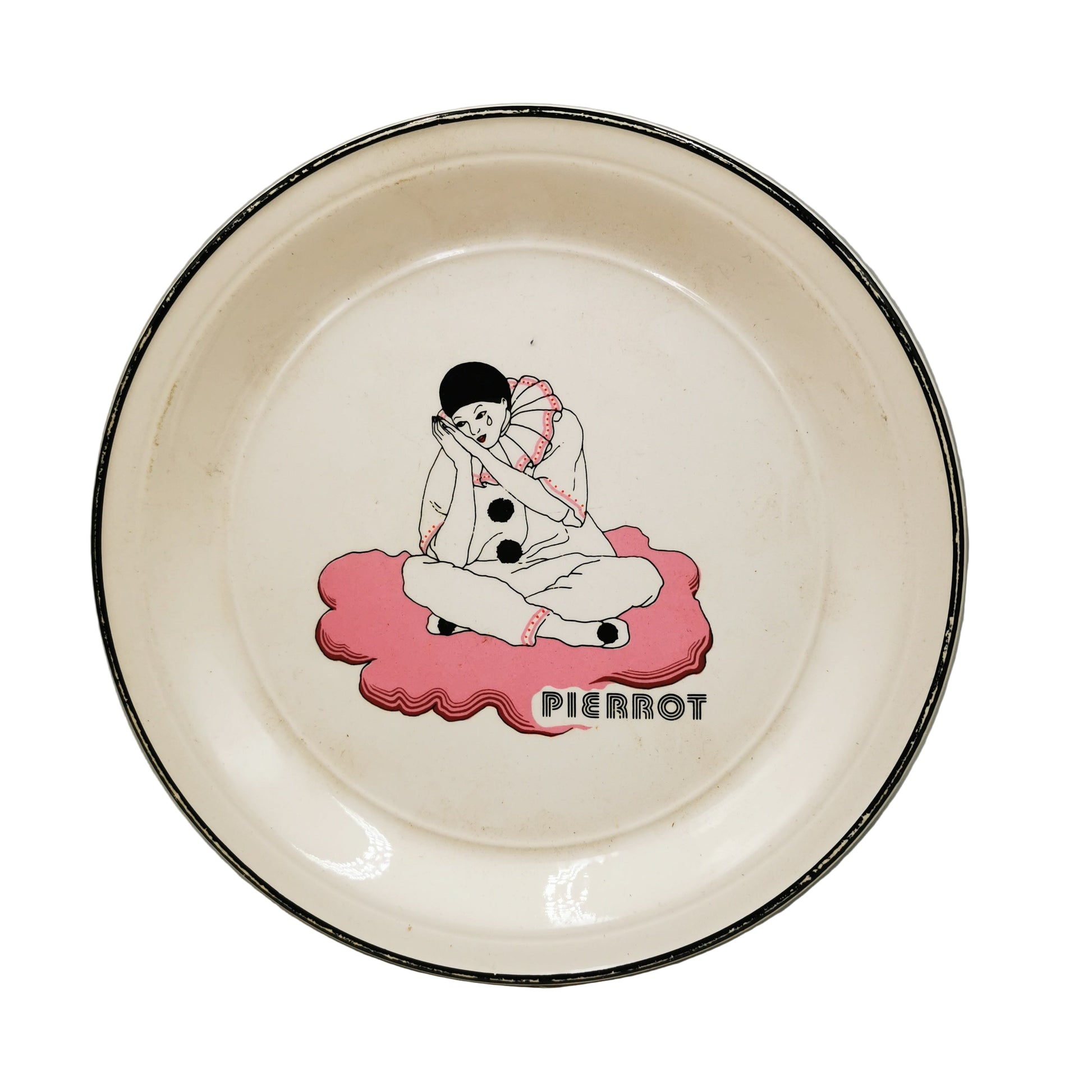 Barratts Pierrot China Side Plate c1950