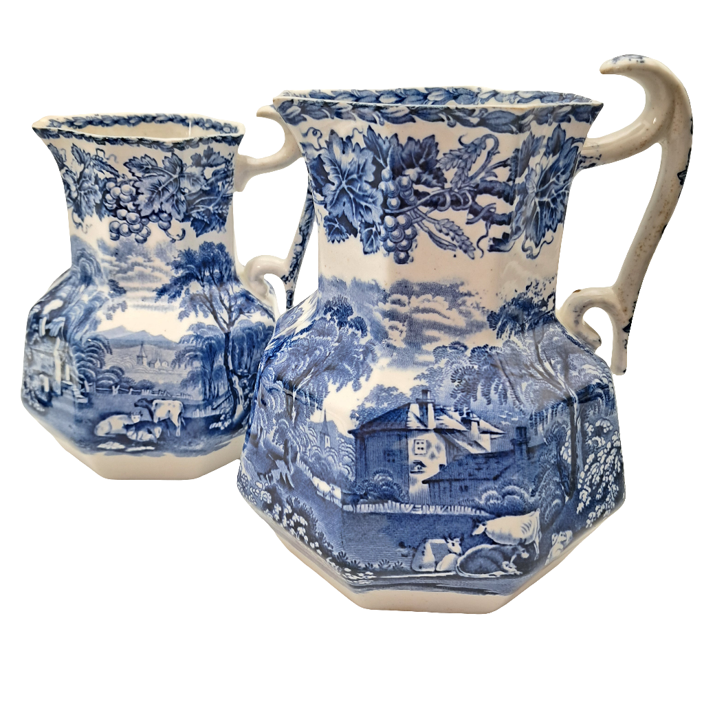 Booths Antique British Scenery Jug and Free jug