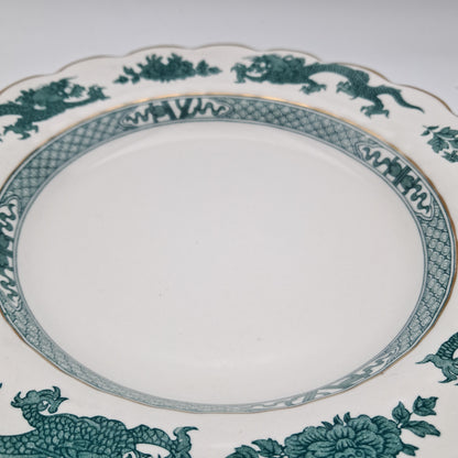 Booths Silicon China Turquoise Dragon detail Soup Bowl