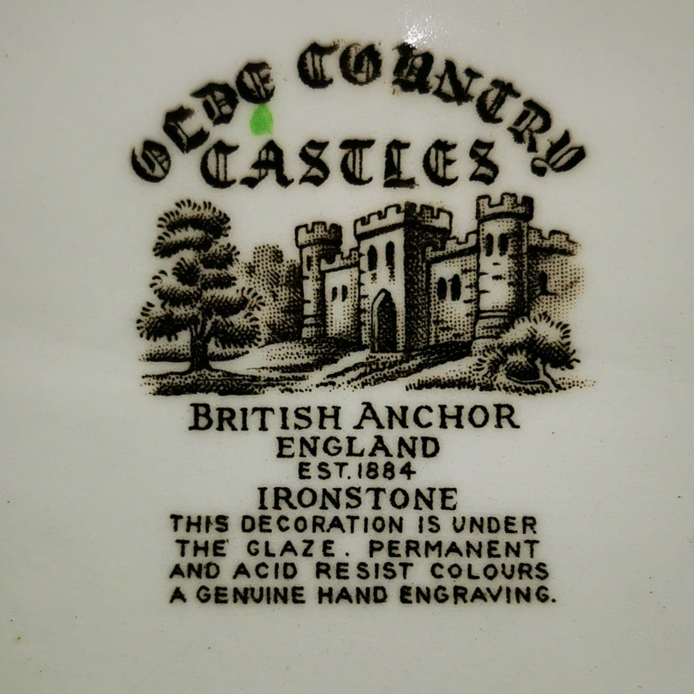 British-Anchor-Ironstone-China-Olde-Country-Castles-Full-Colour-13-inch-Platter