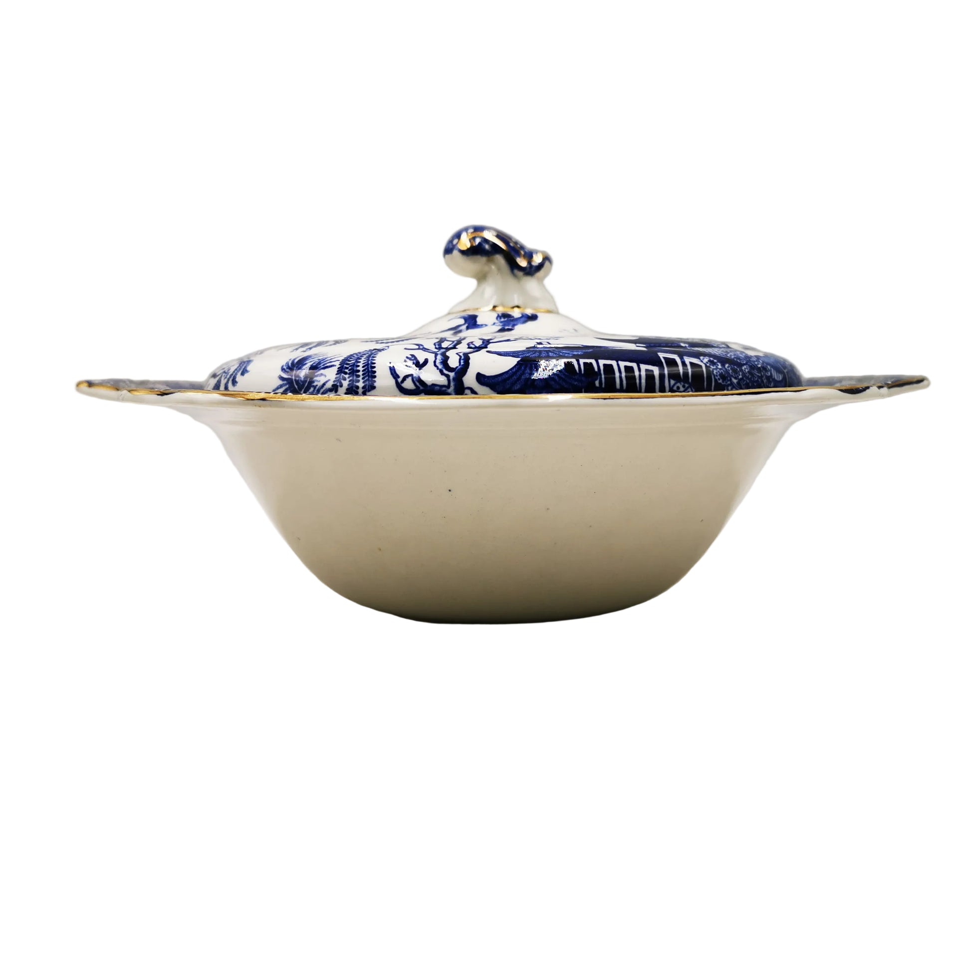 Burleigh-Ware-Willow-Blue-and-White-China-Lidded-Tureen