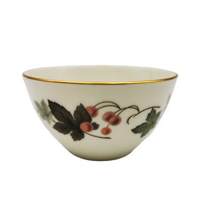 Decorative ceramic bowl with floral design on a white background