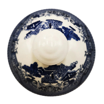 Churchill-Blue-and-White-China-Blue-Willow-Large-Teapot-Lid