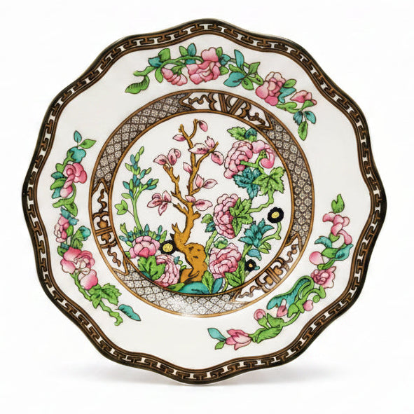 Coalport China Indian Tree 12 Sided Side 6-inch Plate