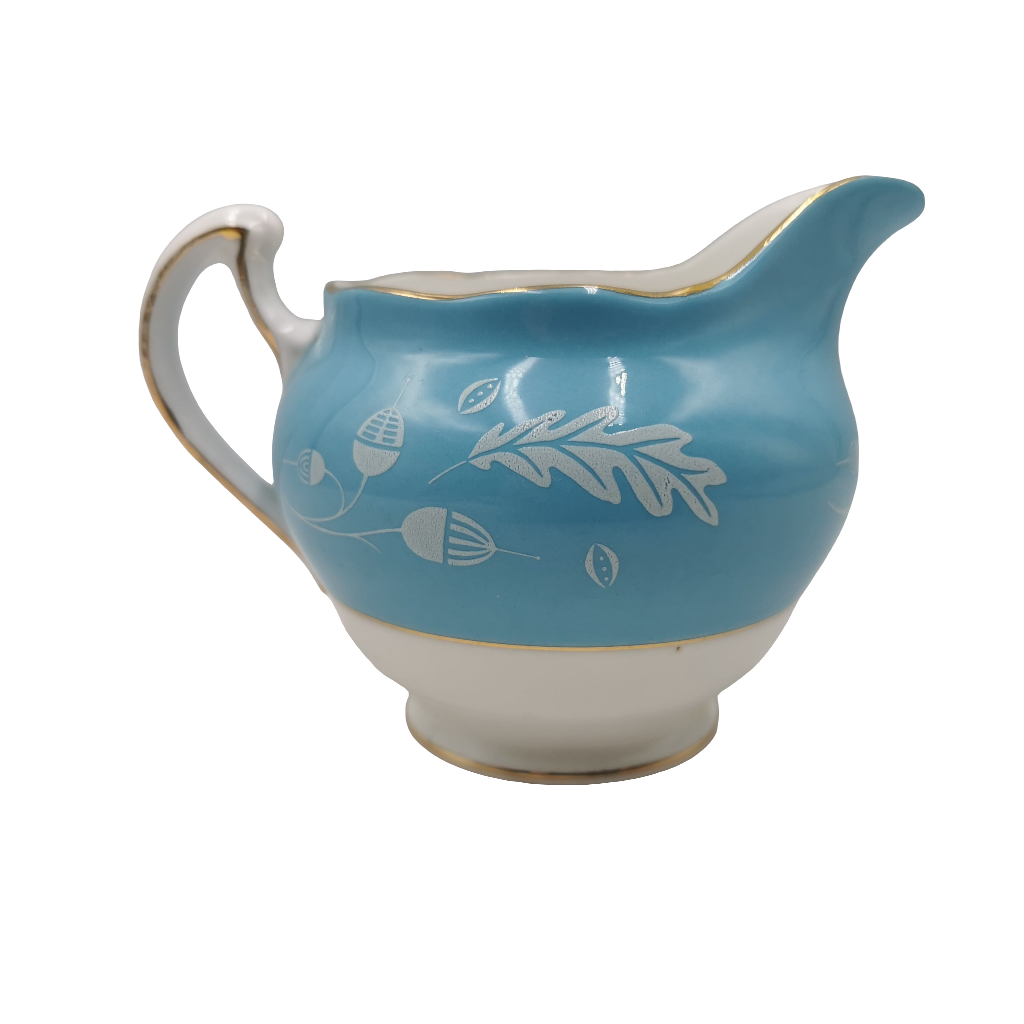 Colclough Blue Acorn China 7582 Milk Jug – Vintage Farmhouse Antiques