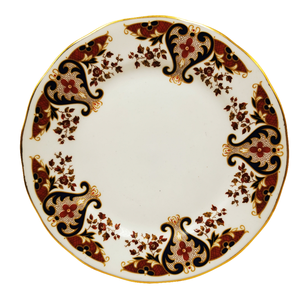 Colclough Ridgway China Royale Teacup Saucer and Side Plate Trio