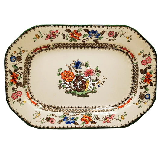 Copeland Spode Rose Pattern 9-3/8th-inch Platter