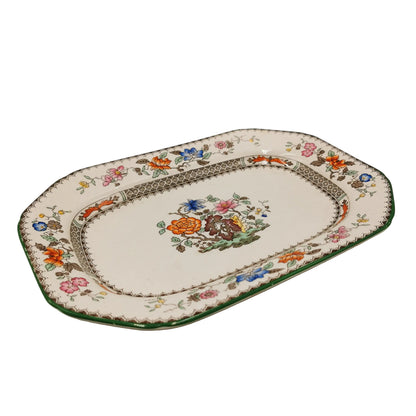 Copeland Spode Rose Pattern 9-3/8th-inch Platter