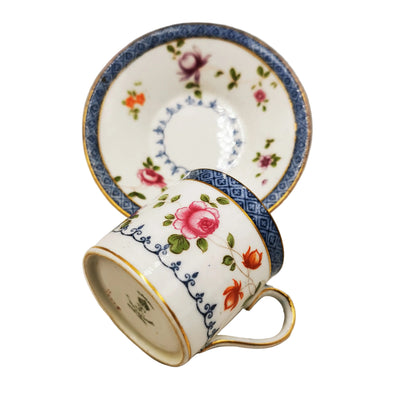 Crown Staffordshire Porcelain China Demitasse Espresso Cup and Saucer 16694