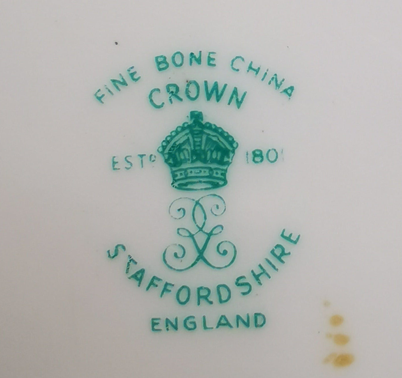 Crown Staffordshire England's Bouquet Porcelain China Dinner Plate