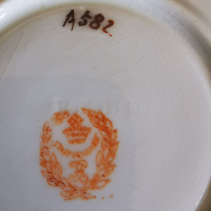 Crown-Stafforshire-A582-Imari-China-Teacup-Saucer-and-Side-Plate