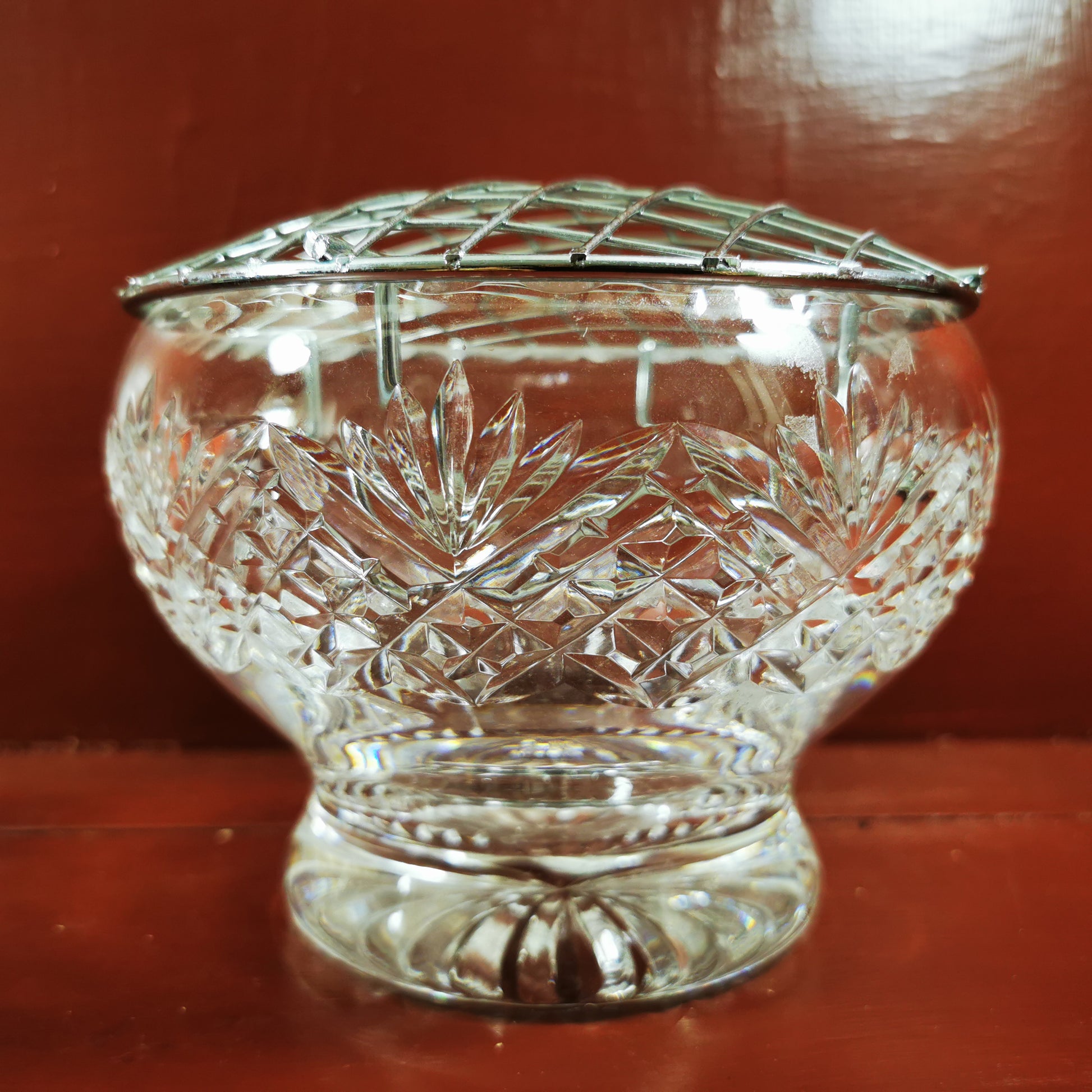 Crystal-Glass-Rose-Bowl-6.25-inch-diameter