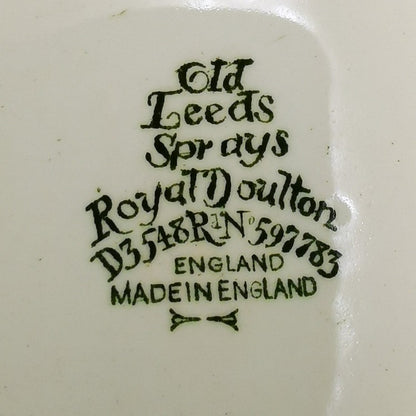 Antique Royal Doulton Old Leeds Sprays D3548